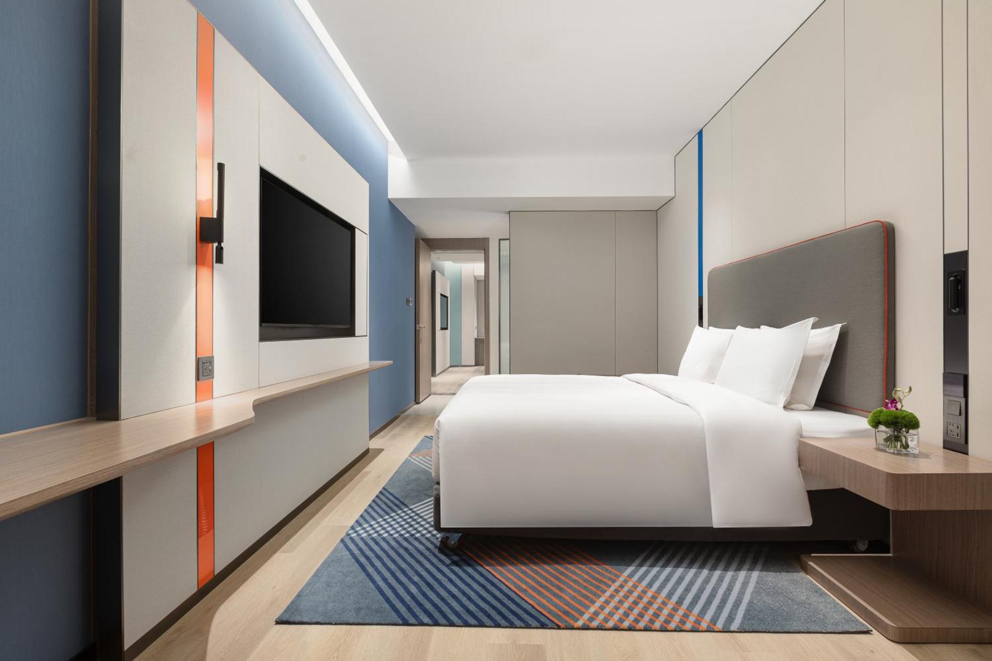 Holiday Inn Express Changfeng Park Shanghai Exterior foto